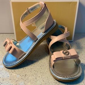 Michael Kors Lil Sandra Blush Sandals